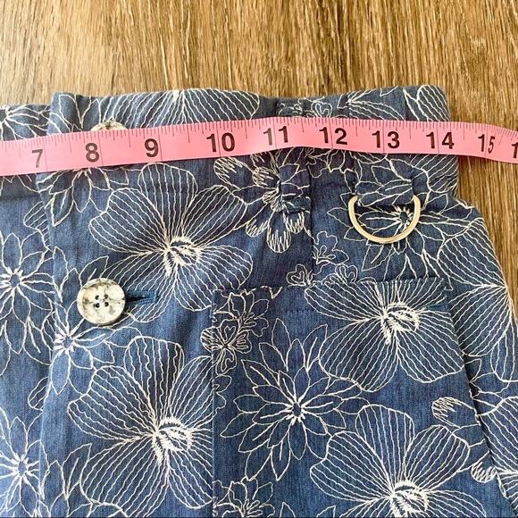 Julien David Vintage Tailored 1980's Look Floral Thread Embroidered Skirt - Picture 14 of 16